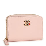 Chanel "Lucky Park" Coin Wallet Light Pink Grained Goatskin Gold Hardware - Thumbnail View 2