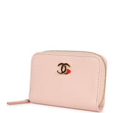 Chanel "Lucky Park" Coin Wallet Light Pink Grained Goatskin Gold Hardware - Thumbnail View 6