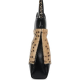 Chanel Mini "Cheetah Print" 31 Shopper Beige Calf Hair, Black Shiny Lambskin Gold Hardware - Thumbnail View 3