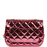 Chanel Mini Flap Bag and Star Coin Purse Pink Mirror Calfskin, Metallic Calfskin Light Gold Hardware - Thumbnail View 4