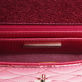 Chanel Mini Flap Bag and Star Coin Purse Pink Mirror Calfskin, Metallic Calfskin Light Gold Hardware - Thumbnail View 8