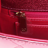 Chanel Mini Flap Bag and Star Coin Purse Pink Mirror Calfskin, Metallic Calfskin Light Gold Hardware - Thumbnail View 12