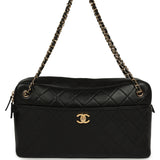 Chanel Maxi "Camerissimo" Camera Case Black Lambskin Gold Hardware - Thumbnail View 1
