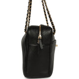 Chanel Maxi "Camerissimo" Camera Case Black Lambskin Gold Hardware - Thumbnail View 3