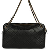 Chanel Maxi "Camerissimo" Camera Case Black Lambskin Gold Hardware - Thumbnail View 4