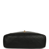 Chanel Maxi "Camerissimo" Camera Case Black Lambskin Gold Hardware - Thumbnail View 6