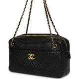 Chanel Small "Camerissimo" Camera Case Black Lambskin Gold Hardware - Thumbnail View 5