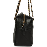 Chanel Small "Camerissimo" Camera Case Black Lambskin Gold Hardware - Thumbnail View 3
