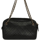 Chanel Small "Camerissimo" Camera Case Black Lambskin Gold Hardware - Thumbnail View 4