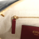 Chanel Small "Camerissimo" Camera Case Black Lambskin Gold Hardware - Thumbnail View 10