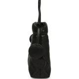 Chanel CC Drawstring Clutch with Leather Strap Black Lambskin Gold Hardware - Thumbnail View 3