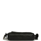 Chanel CC Drawstring Clutch with Leather Strap Black Lambskin Gold Hardware - Thumbnail View 7