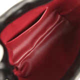 Chanel CC Drawstring Clutch with Leather Strap Black Lambskin Gold Hardware - Thumbnail View 9