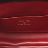 Chanel CC Drawstring Clutch with Leather Strap Black Lambskin Gold Hardware - Thumbnail View 10