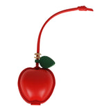 Chanel "Charming City" Apple Bag Charm Red, Green Lambskin Gold Hardware - Thumbnail View 4