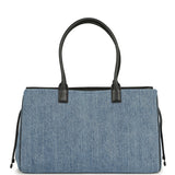 Chanel Large "Urban Essential" East West Shopping Tote Blue Denim, Black Caviar Gold Hardware - Thumbnail View 4