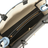 Chanel Large "Urban Essential" East West Shopping Tote Blue Denim, Black Caviar Gold Hardware - Thumbnail View 7