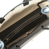 Chanel Large "Urban Essential" East West Shopping Tote Blue Denim, Black Caviar Gold Hardware - Thumbnail View 9