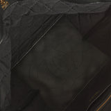Chanel Large CC Shopping Tote Bag Dark Blue Denim, Black Calfskin Gold Hardware - Thumbnail View 8