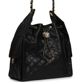 Chanel Medium 25 Hobo Bag Black Caviar Gold Hardware - Thumbnail View 2