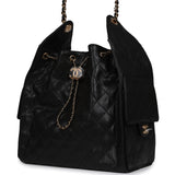 Chanel Medium 25 Hobo Bag Black Caviar Gold Hardware - Thumbnail View 5