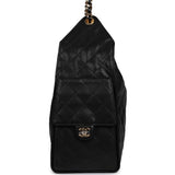 Chanel Medium 25 Hobo Bag Black Caviar Gold Hardware - Thumbnail View 3