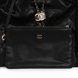 Chanel Medium 25 Hobo Bag Black Caviar Gold Hardware - Thumbnail View 8