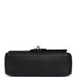 Chanel Mini "Souplissimo" Flap Bag Black Grained Calfskin Gold Hardware - Thumbnail View 6