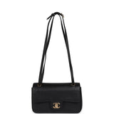 Chanel Mini "Souplissimo" Flap Bag Black Grained Calfskin Gold Hardware - Thumbnail View 7