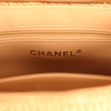 Chanel Small Kelly Shopper Dark Beige Raffia Brushed Gold Hardware - Thumbnail View 9