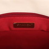 Chanel Large 19 Flap Bag White Shiny Lambskin Mixed Metal Hardware - Thumbnail View 8