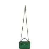 Chanel Small Top Handle Vanity Case Green Croc Embossed Calfskin Gold Hardware - Thumbnail View 7