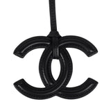Chanel CC Logo Bag Charm Black Lambskin Gold Hardware - Thumbnail View 2