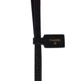 Chanel CC Logo Bag Charm Black Lambskin Gold Hardware - Thumbnail View 3