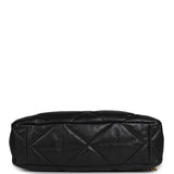 Chanel Large 19 Flap Bag Black Shiny Lambskin Mixed Metal Hardware - Thumbnail View 6