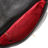 Chanel Large 19 Flap Bag Black Shiny Lambskin Mixed Metal Hardware - Thumbnail View 10