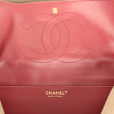 Chanel Maxi "Souplissimo" Large Flap Bag Dark Khaki Grained Calfskin Gold Hardware - Thumbnail View 10