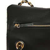 Chanel Maxi Leopard Print "Souplissimo" Small Flap Bag Brown, Black, White Tweed, Mixed Fibers Gold Hardware - Thumbnail View 8