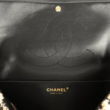 Chanel Maxi Leopard Print "Souplissimo" Small Flap Bag Brown, Black, White Tweed, Mixed Fibers Gold Hardware - Thumbnail View 10