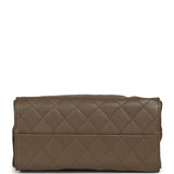 Chanel Small 25 Hobo Bag Dark Khaki Caviar Gold Hardware - Thumbnail View 7