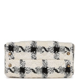 Chanel Small 25 Hobo Bag White, Black Tweed Gold Hardware - Thumbnail View 6