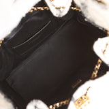 Chanel Small 25 Hobo Bag White, Black Tweed Gold Hardware - Thumbnail View 9