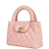 Chanel Small Kelly Shopper Pink Shiny Lambskin Gold Hardware - Thumbnail View 5