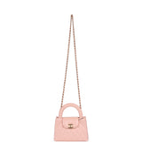 Chanel Small Kelly Shopper Pink Shiny Lambskin Gold Hardware - Thumbnail View 7