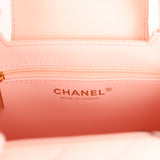 Chanel Small Kelly Shopper Pink Shiny Lambskin Gold Hardware - Thumbnail View 9