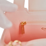 Chanel Small Kelly Shopper Pink Shiny Lambskin Gold Hardware - Thumbnail View 10