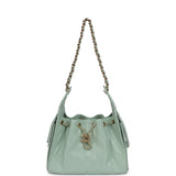 Chanel Small 25 Hobo Bag Light Green Caviar Gold Hardware - Thumbnail View 7