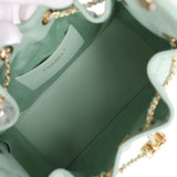 Chanel Small 25 Hobo Bag Light Green Caviar Gold Hardware - Thumbnail View 8