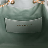 Chanel Small 25 Hobo Bag Light Green Caviar Gold Hardware - Thumbnail View 9