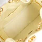 Chanel Mini 25 Hobo Bag Light Yellow Caviar Gold Hardware - Thumbnail View 9